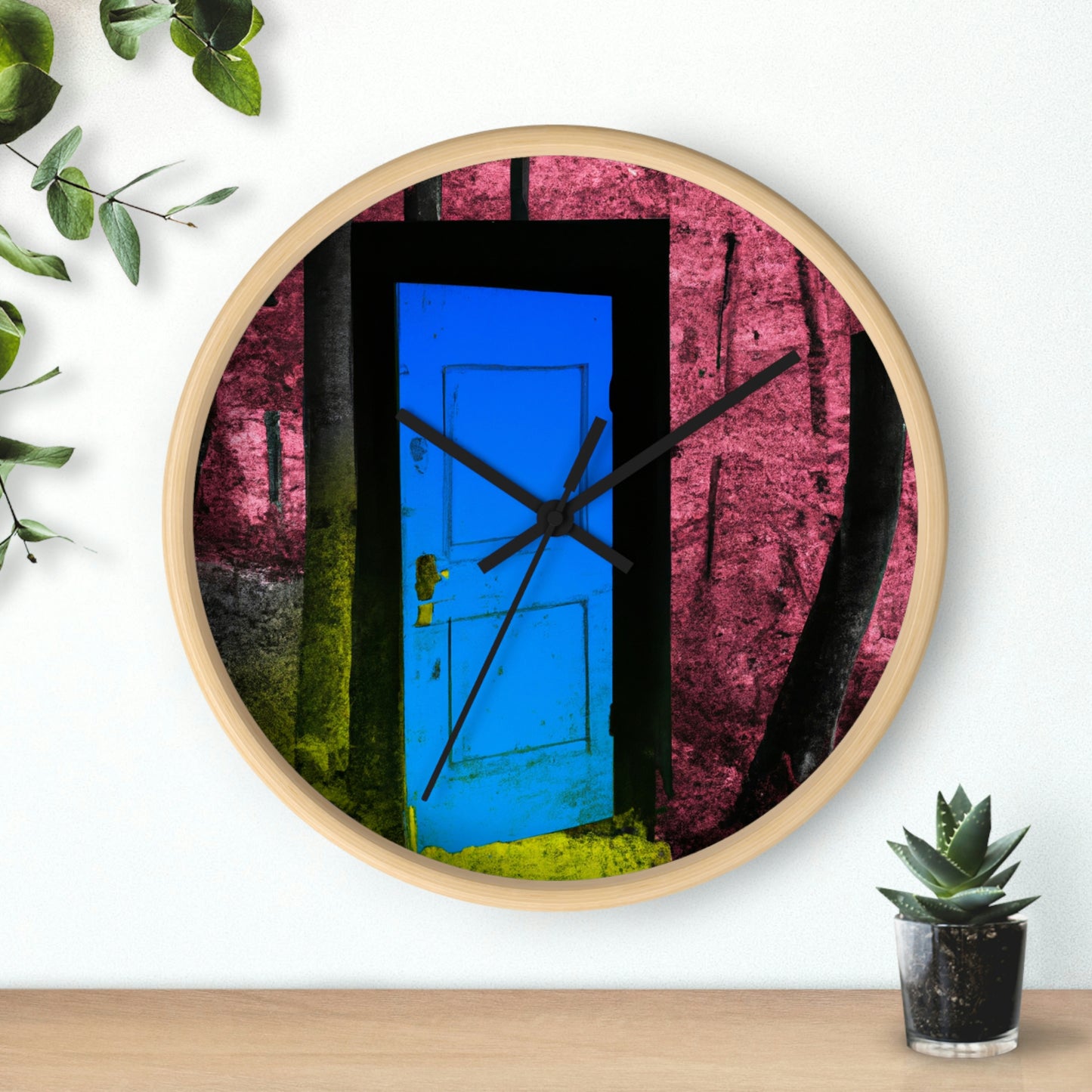 The Enigmatic Door of the Forest - The Alien Wall Clock