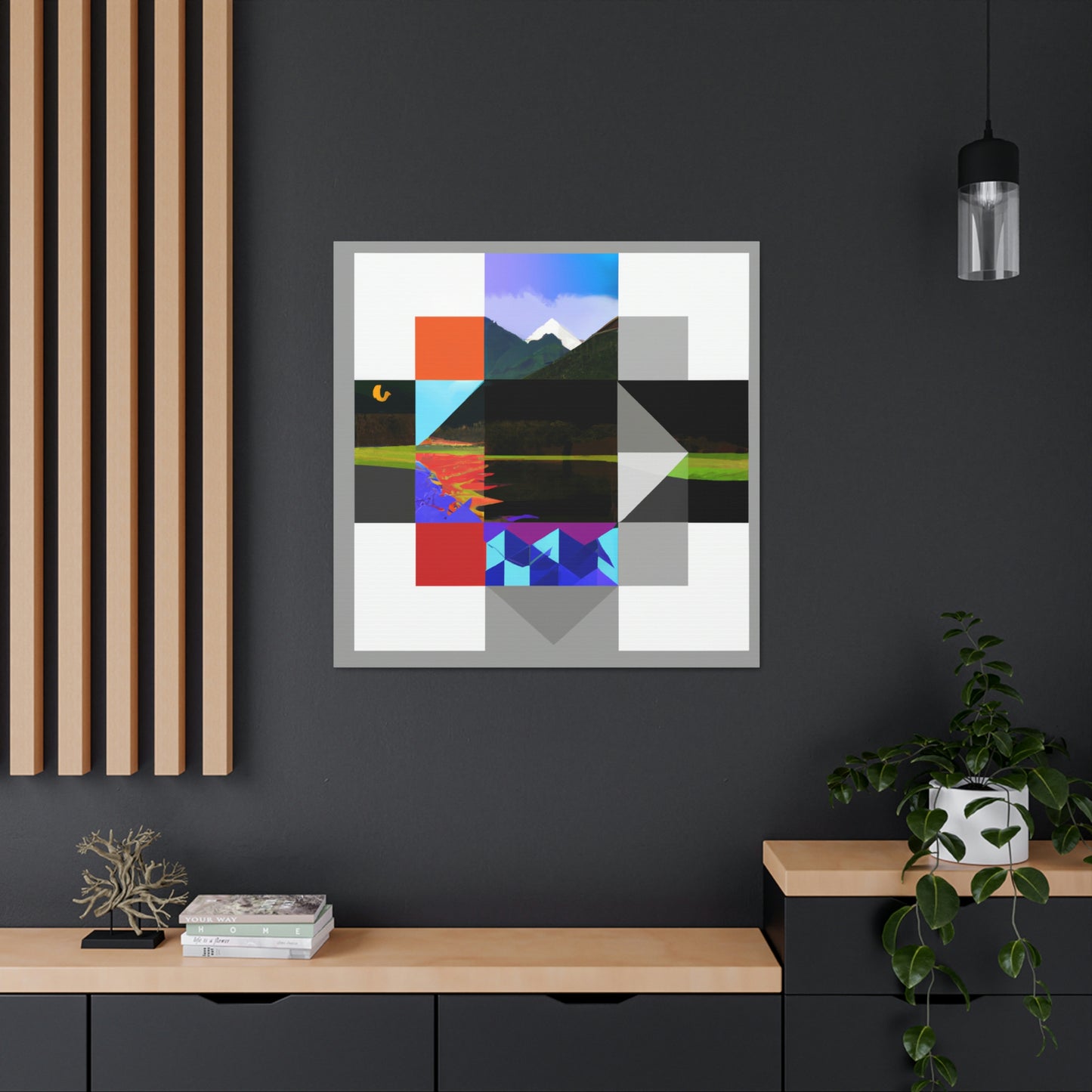 "Geometric Nature" - Canvas