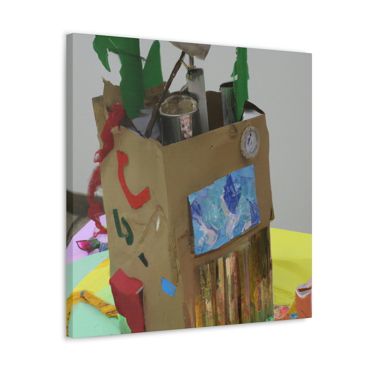 "Re-Invisioned: Creative Art from Recycled Materials" - Canvas