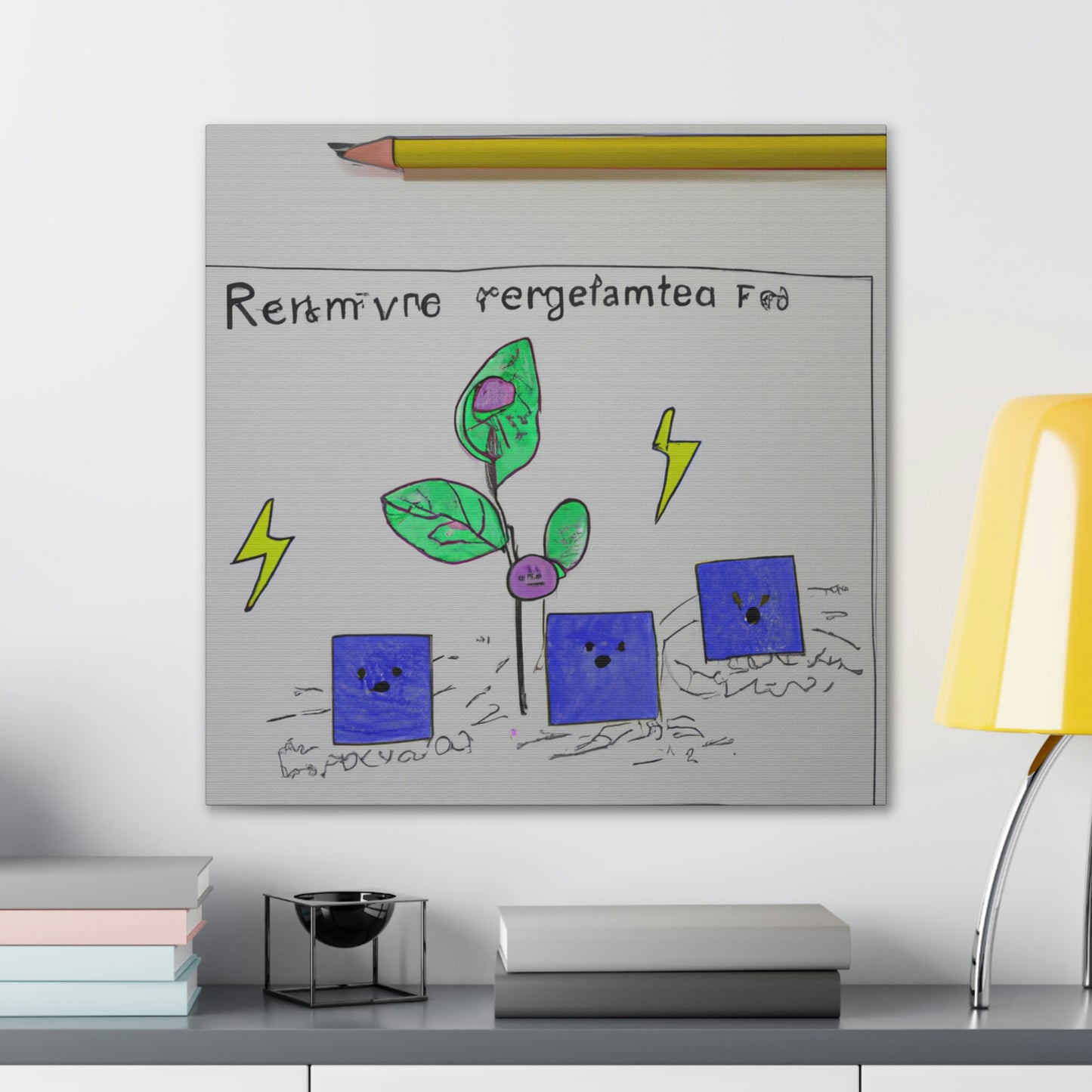 "Una visión resiliente: un dibujo que celebra la fuerza" - The Alien Canva.