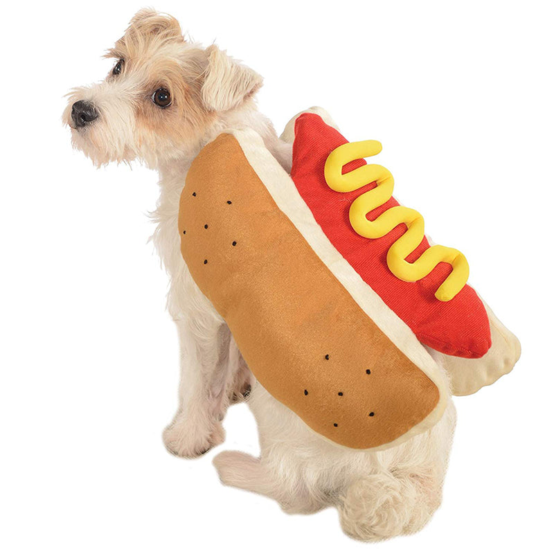 Lustige Halloween-Kostüme für Hunde, Welpen, Haustierkleidung, Hotdog-Design, Hundekleidung, Haustierbekleidung, zum Verkleiden, für Katzen, Partykostüm, Anzug