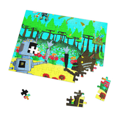 Robo Garden Wars - The Alien Jigsaw Puzzle