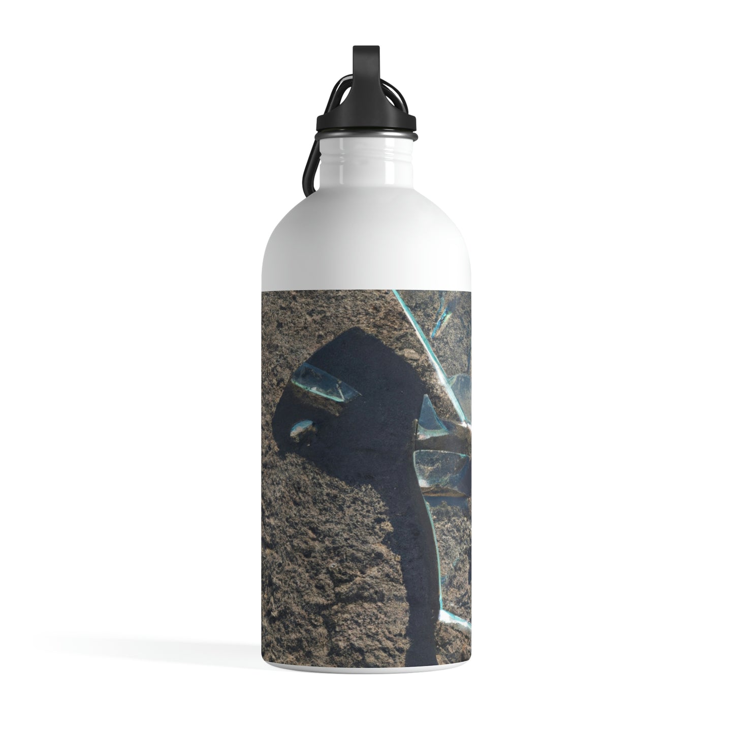 "Glimmer of Broken Glass" - The Alien Stainless Steel Water Bottle