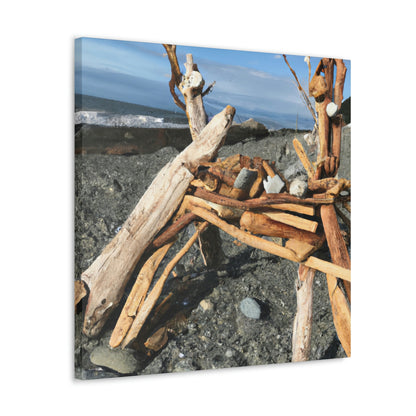 "Driftwood Dreamscape" - Canvas