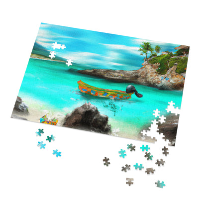 "Caribbean Fiesta on the Beach - A Digital Exploration of Mexican Culture" - The Alien Jigsaw Puzzle