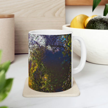 "A Beam of Light on a Forgotten Path" - The Alien Ceramic Mug 11 oz