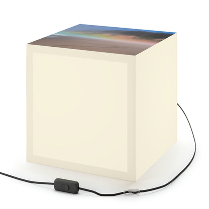 "A Painted Reflection of Solitude" - The Alien Light Cube Lamp