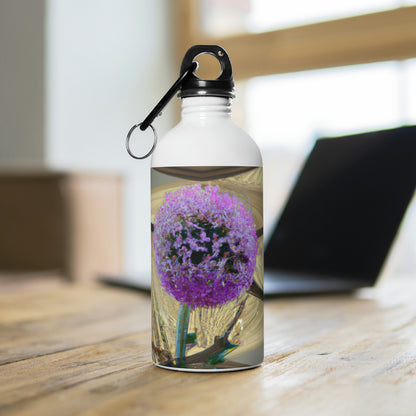 "A Blooming Miracle: Beauty in Chaos" - The Alien Stainless Steel Water Bottle