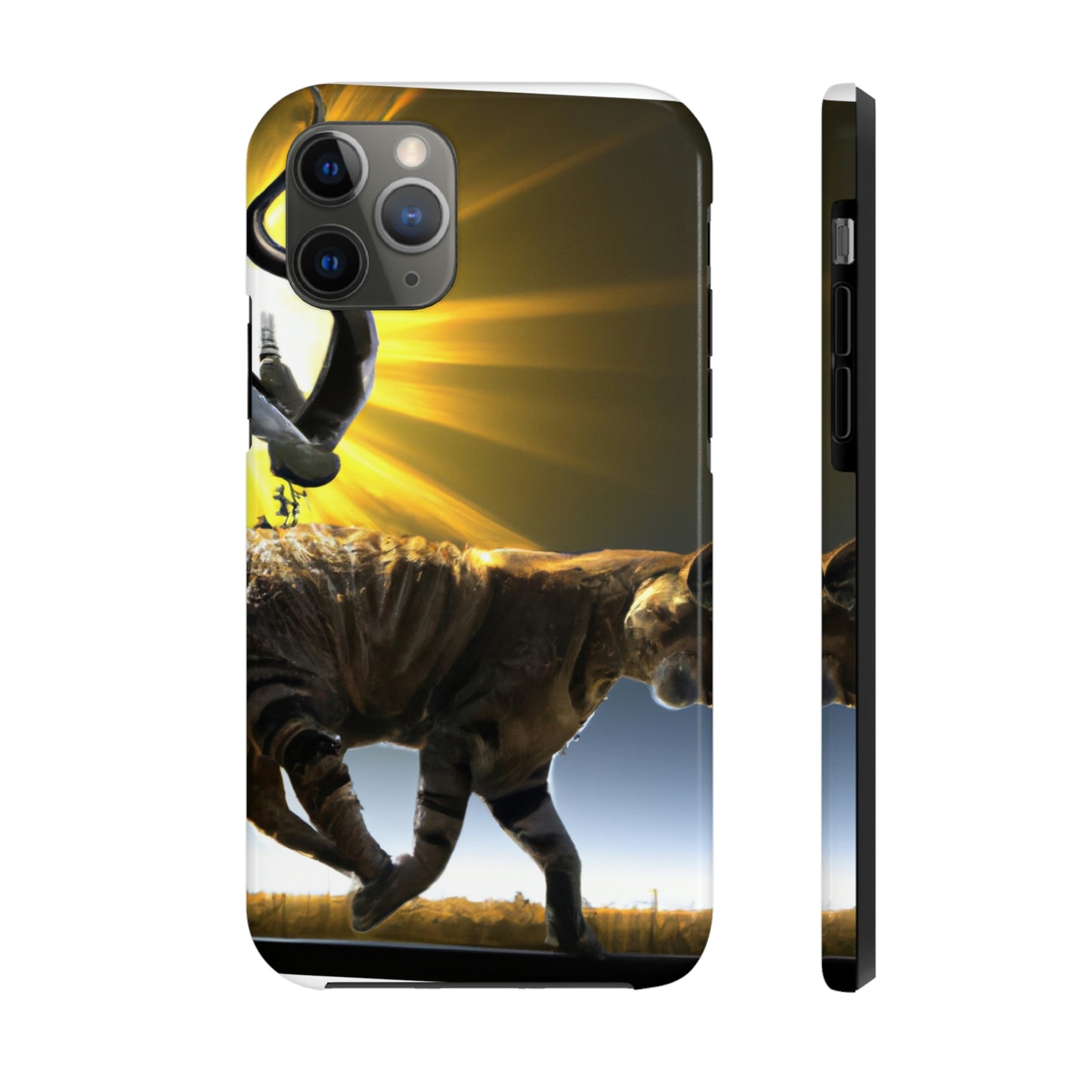 "A Purrfect Sunbeam Moment" - The Alien Tough Phone Cases