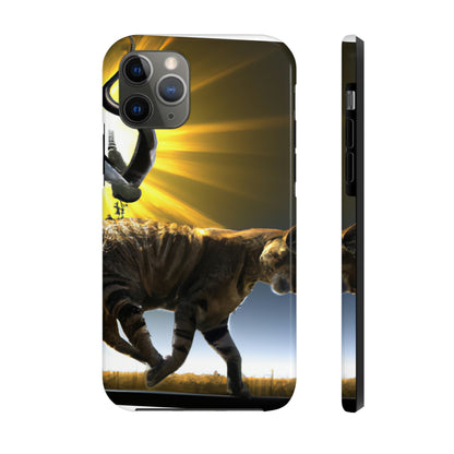 "A Purrfect Sunbeam Moment" - Die Alien Tough Phone Cases