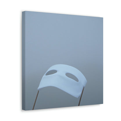 "The Ghostly Mask in the Foggy Sea". - The Alien Canva