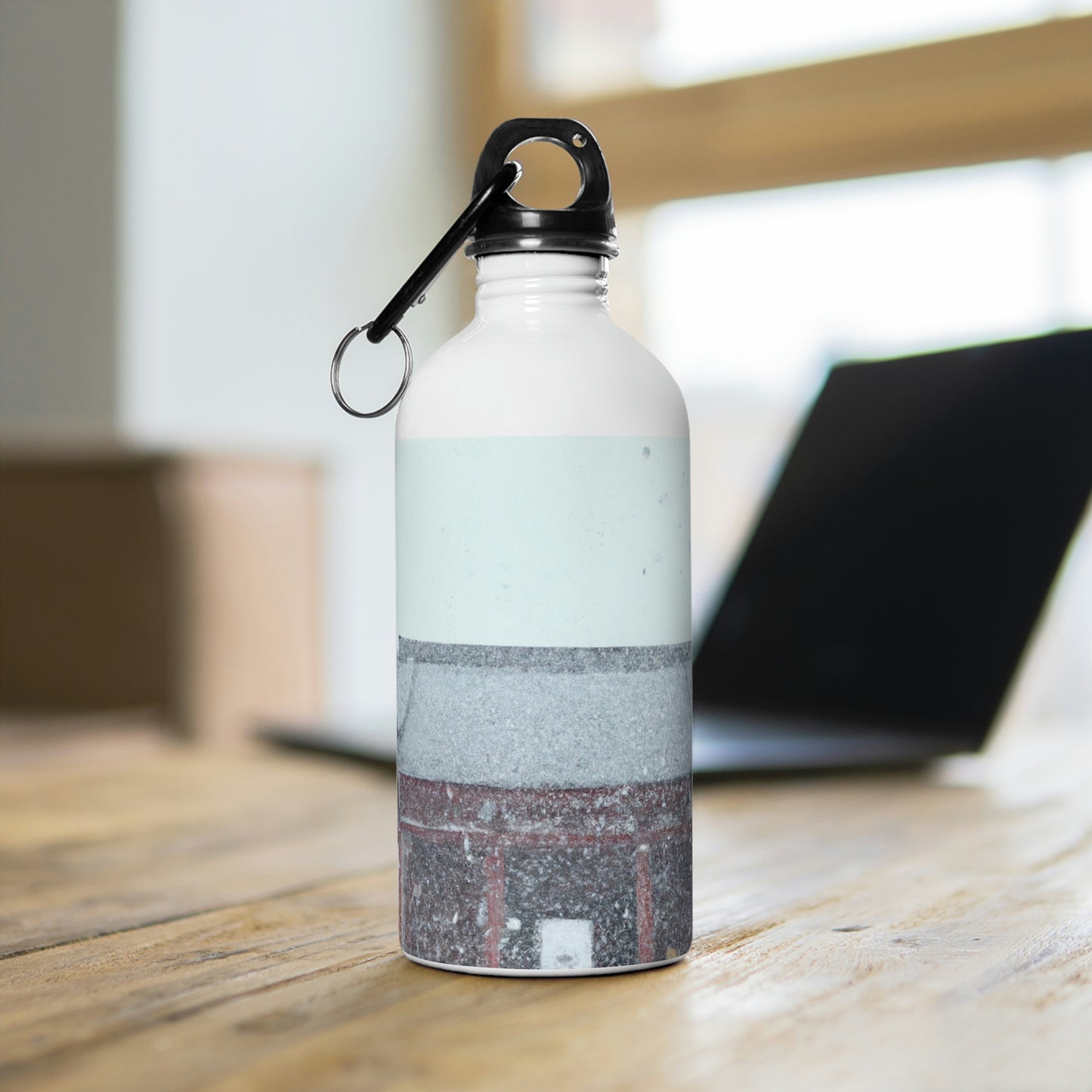 "Lost in the Blizzard: An Adventure in the Ancient Temple" - The Alien Stainless Steel Water Bottle