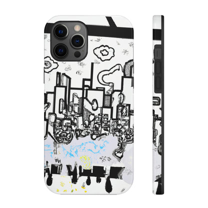 "Ghostly Haze: The Forgotten City". - The Alien Tough Phone Cases