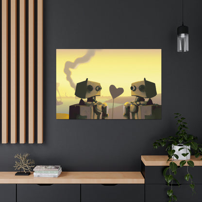 "Robots enamorados: un cuento postapocalíptico" - The Alien Canva