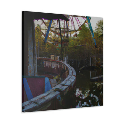 "Lost in the Funhouse: Exploring the Abandoned Amusement Park" - The Alien Canva