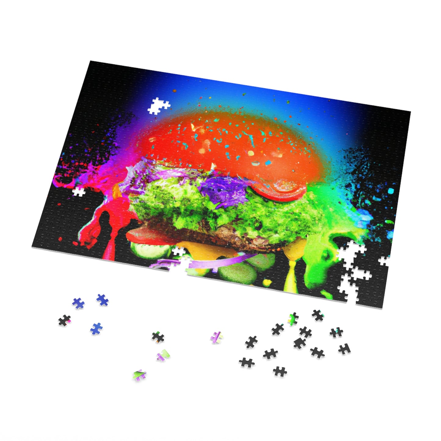 "Burger Rainbow" - Das Alien-Puzzle