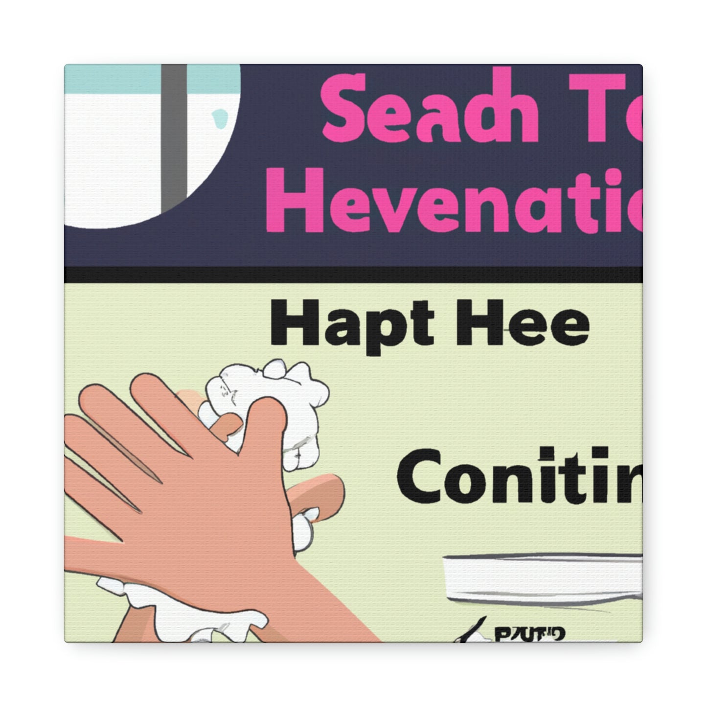 "Clean Hands, Healthy Habits: Staying Safe During a Pandemic" - Canvas