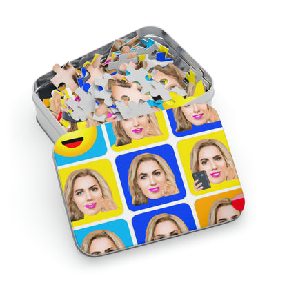 "Emoji-zing a Celebrity: A Pop Art Portrait" - The Alien Jigsaw Puzzle