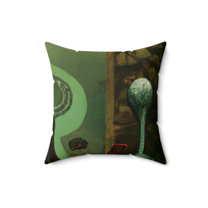 The Curse of the Golden Kingdom - The Alien Square Pillow