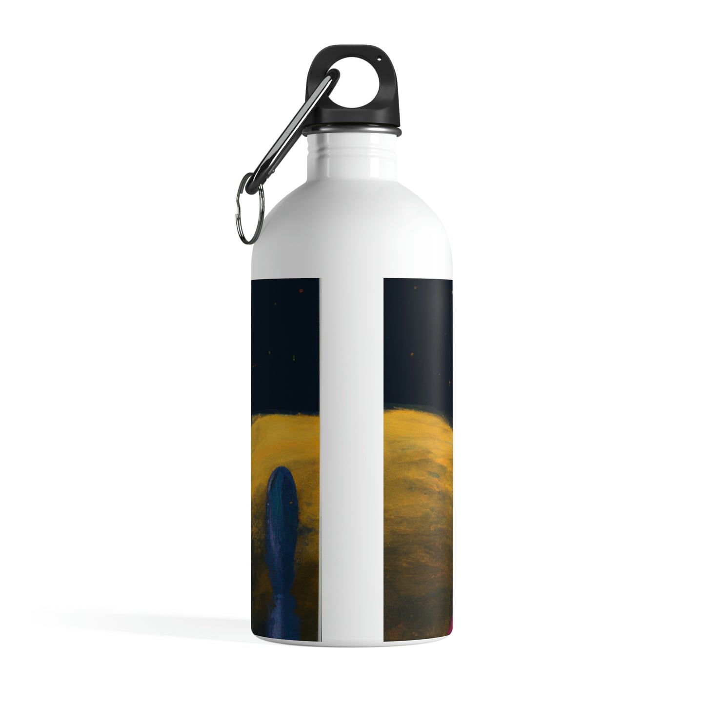 "Alone in the Dark: A Solitary Astronaut's Survival" - The Alien Stainless Steel Water Bottle