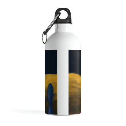 "Alone in the Dark: A Solitary Astronaut's Survival" - The Alien Stainless Steel Water Bottle