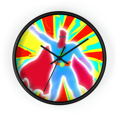 "The Vibrant Superhero" - The Alien Wall Clock