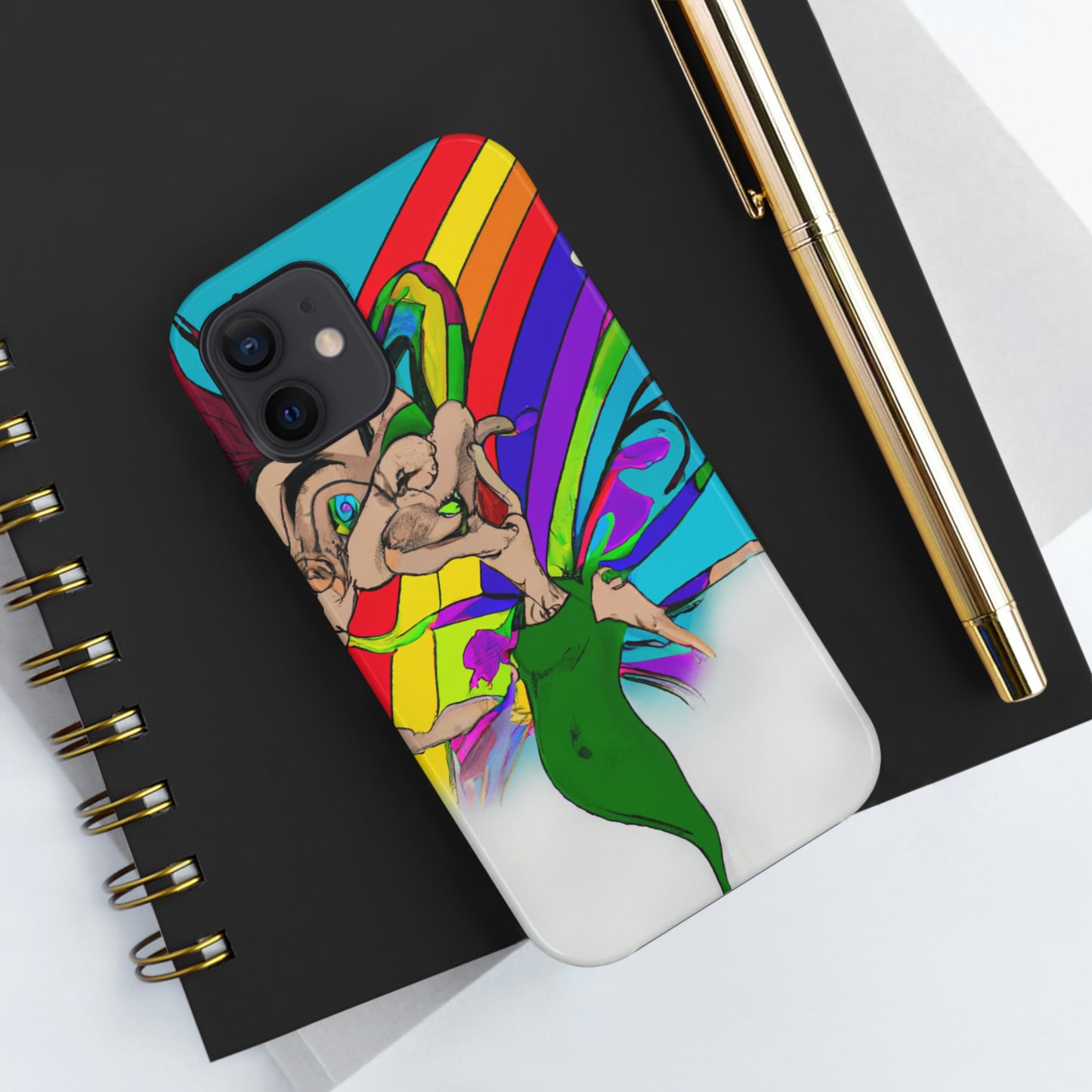 Rainbow Mischief Fairy - Die Alien Tough Phone Cases