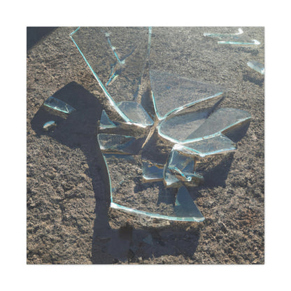 "Glimmer of Broken Glass" - The Alien Canva