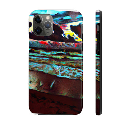 "Dusk at Sea: A Tempestuous Gathering" - The Alien Tough Phone Cases