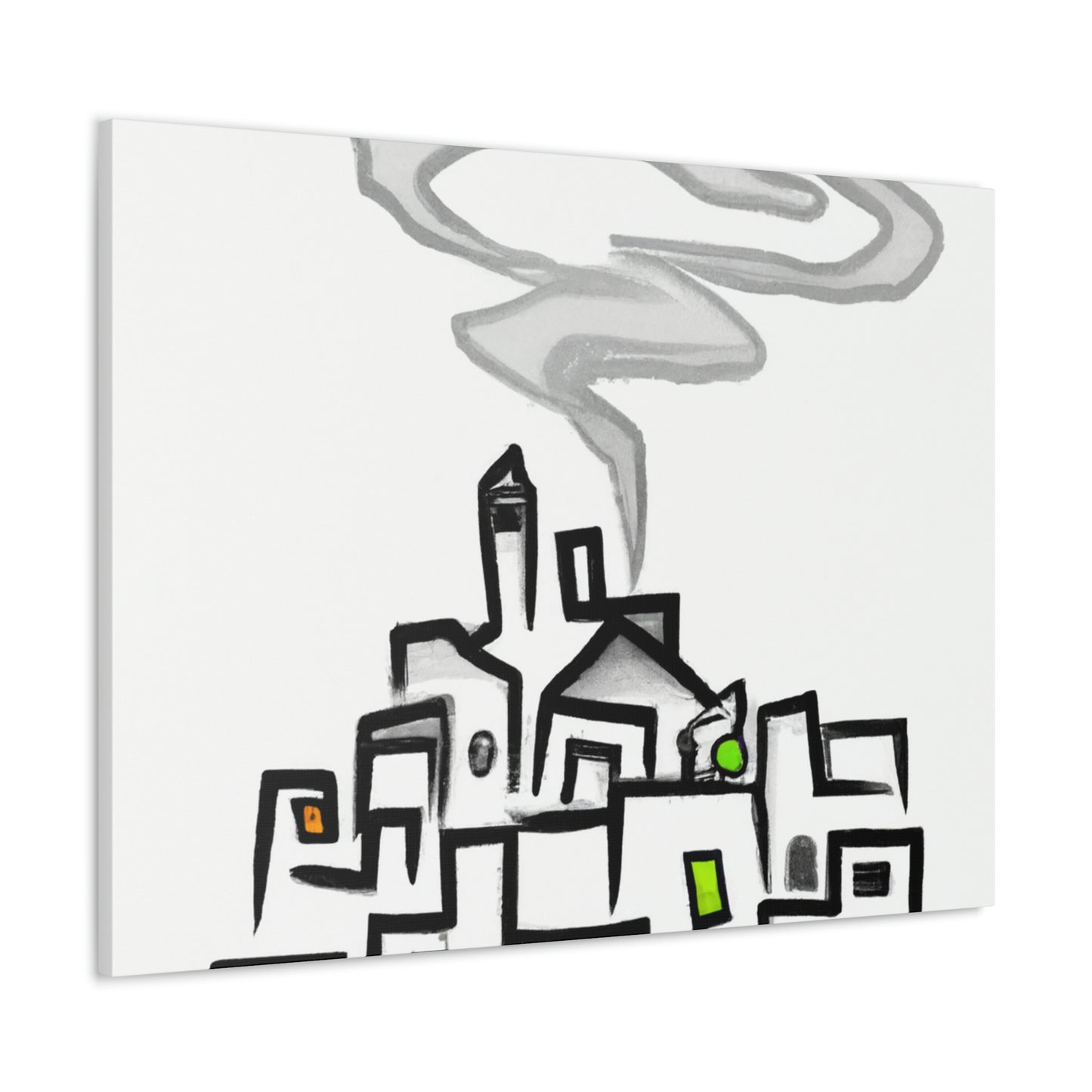 The City In The Mist - The Alien Canva