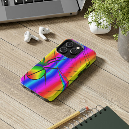 "Das prismatische Netz einer Spinnerette" - Die Alien Tough Phone Cases