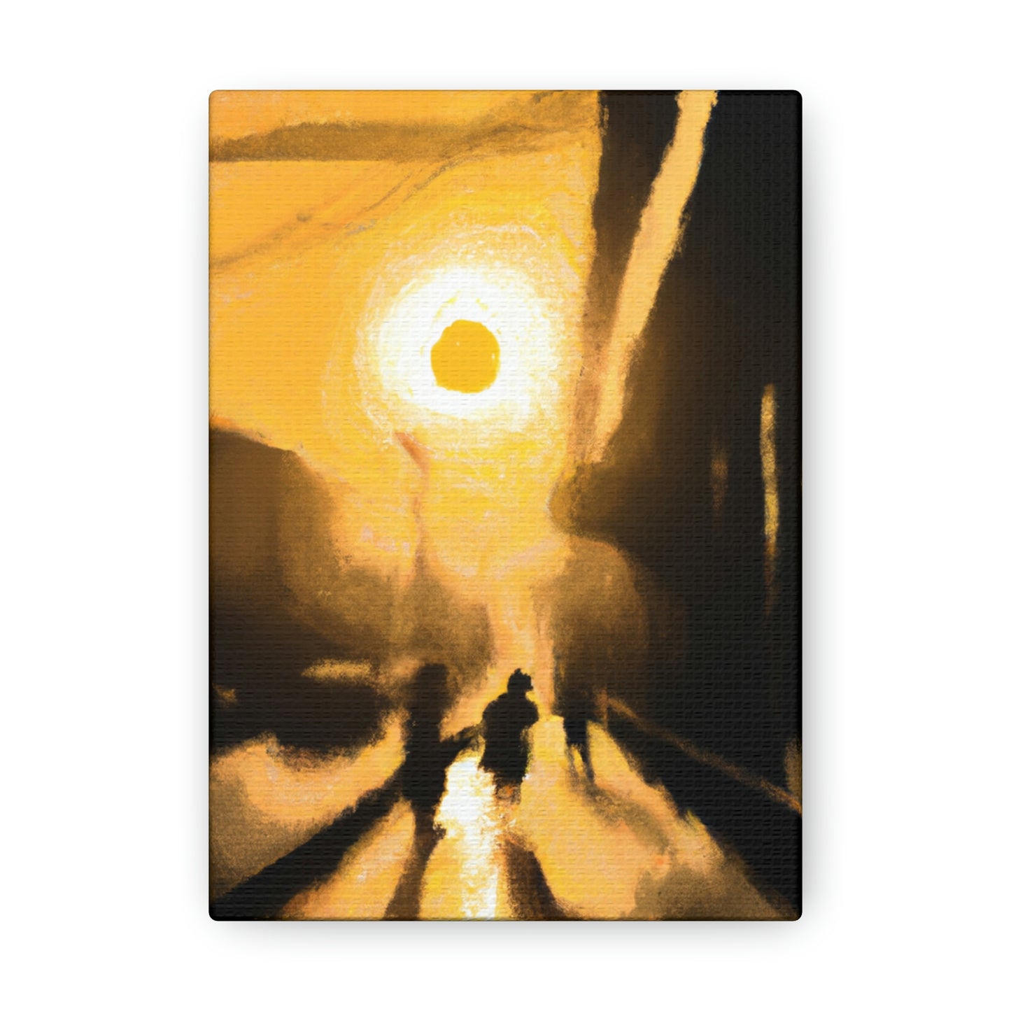 "City Sunrise: An Artistic Journey" - Canvas