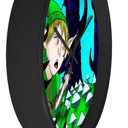 "The Tune-Trotting Elf and the Haunted Forest" - The Alien Wall Clock