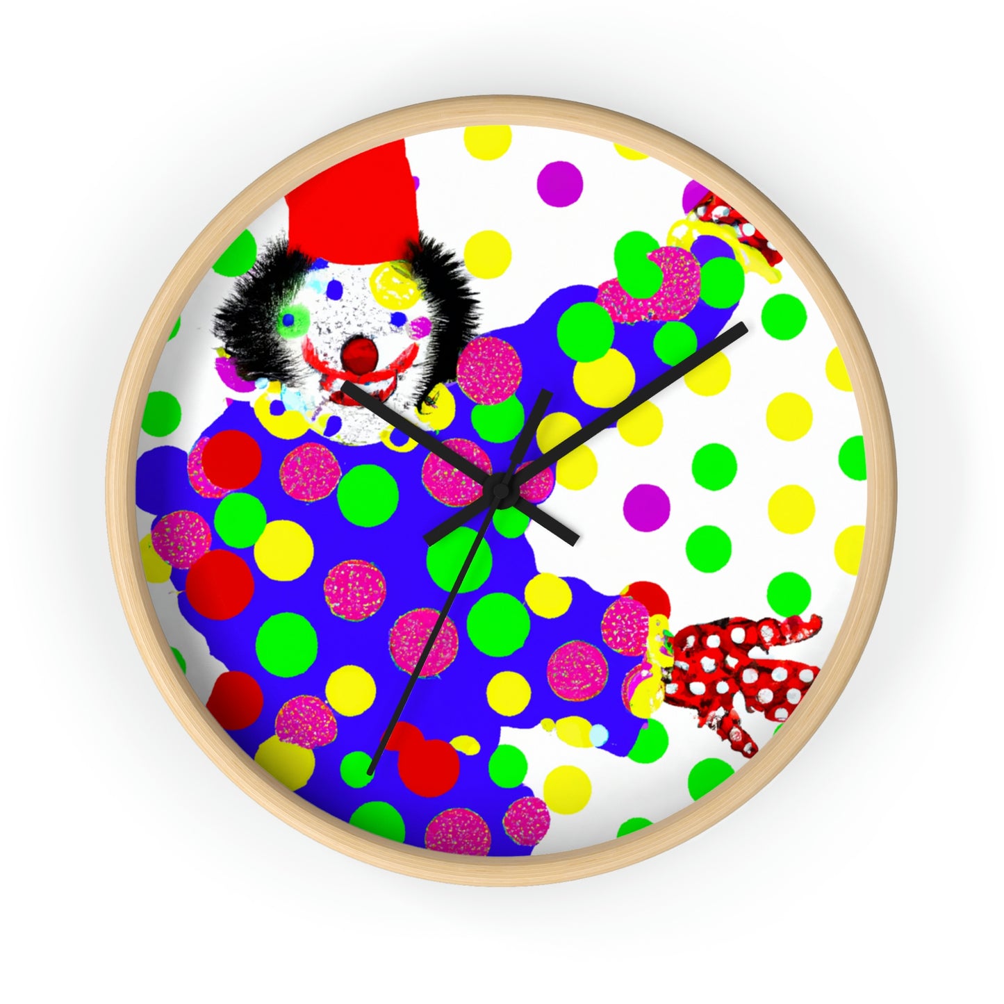 "Clowning Around in the Cold: A Winter Glove Story" - The Alien Wall Clock