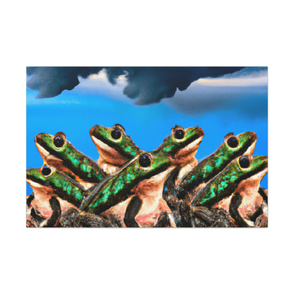 "Ein Froschchor im Gewitter" - The Alien Canva