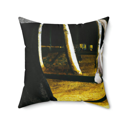 "Lost in the Darkness" - The Alien Square Pillow