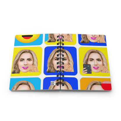 "Emoji-zing a Celebrity: A Pop Art Portrait" - The Alien Spiral Bound Journal