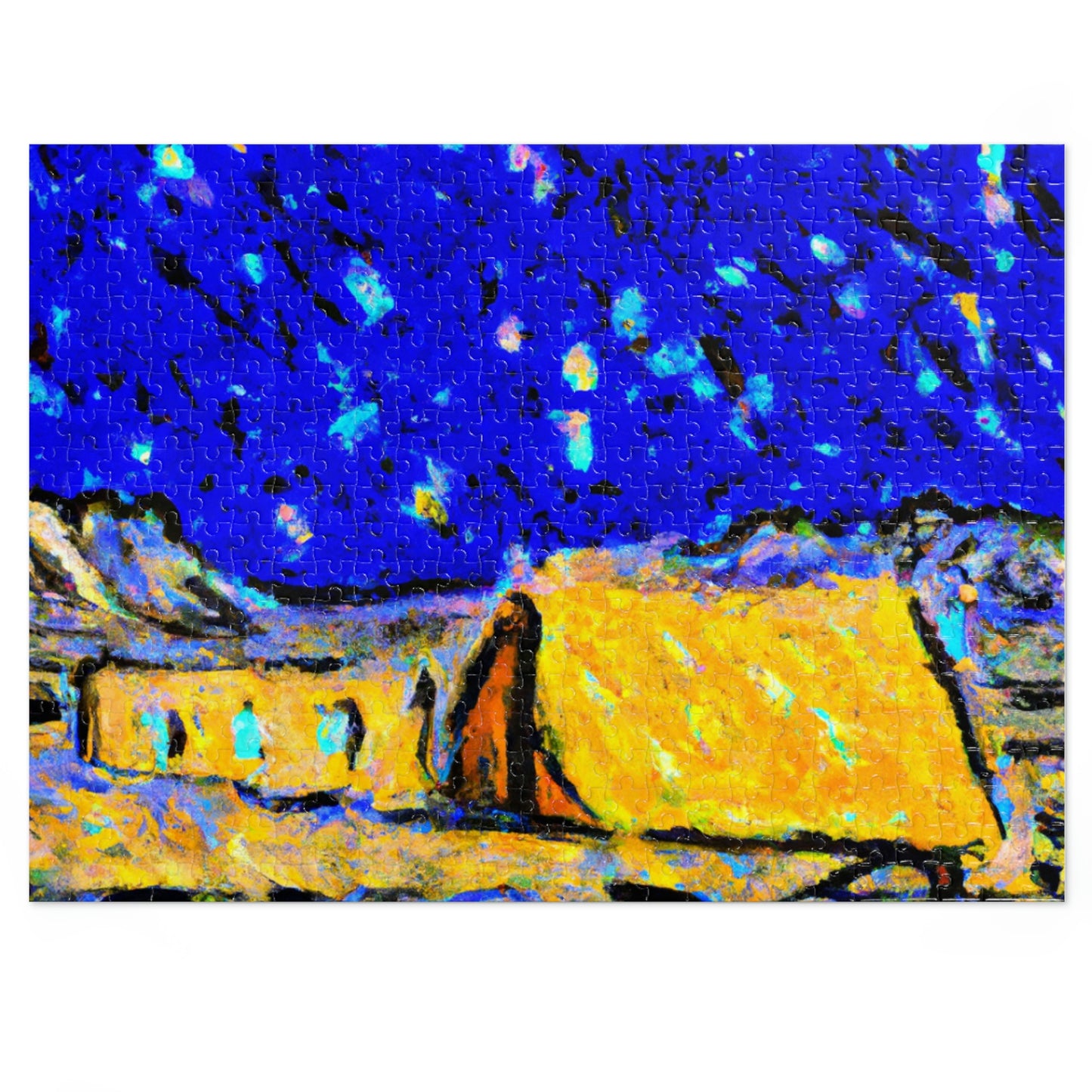 "Enchanted Sands of the Night Sky" - The Alien Jigsaw Puzzle