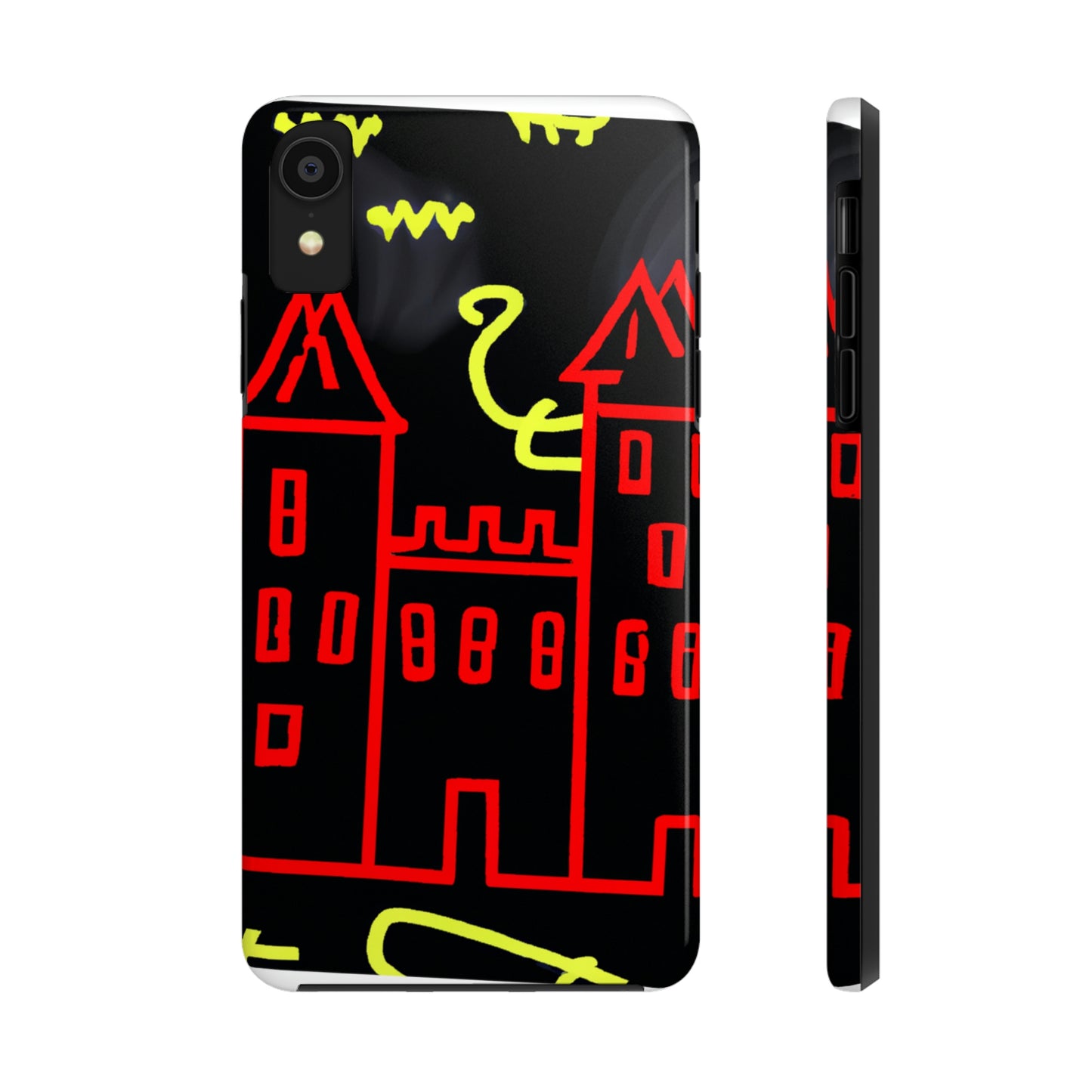 "Una sombra embrujada: Los oscuros secretos del viejo castillo en una noche sombría" - The Alien Tough Phone Cases