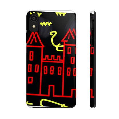 "Una sombra embrujada: Los oscuros secretos del viejo castillo en una noche sombría" - The Alien Tough Phone Cases