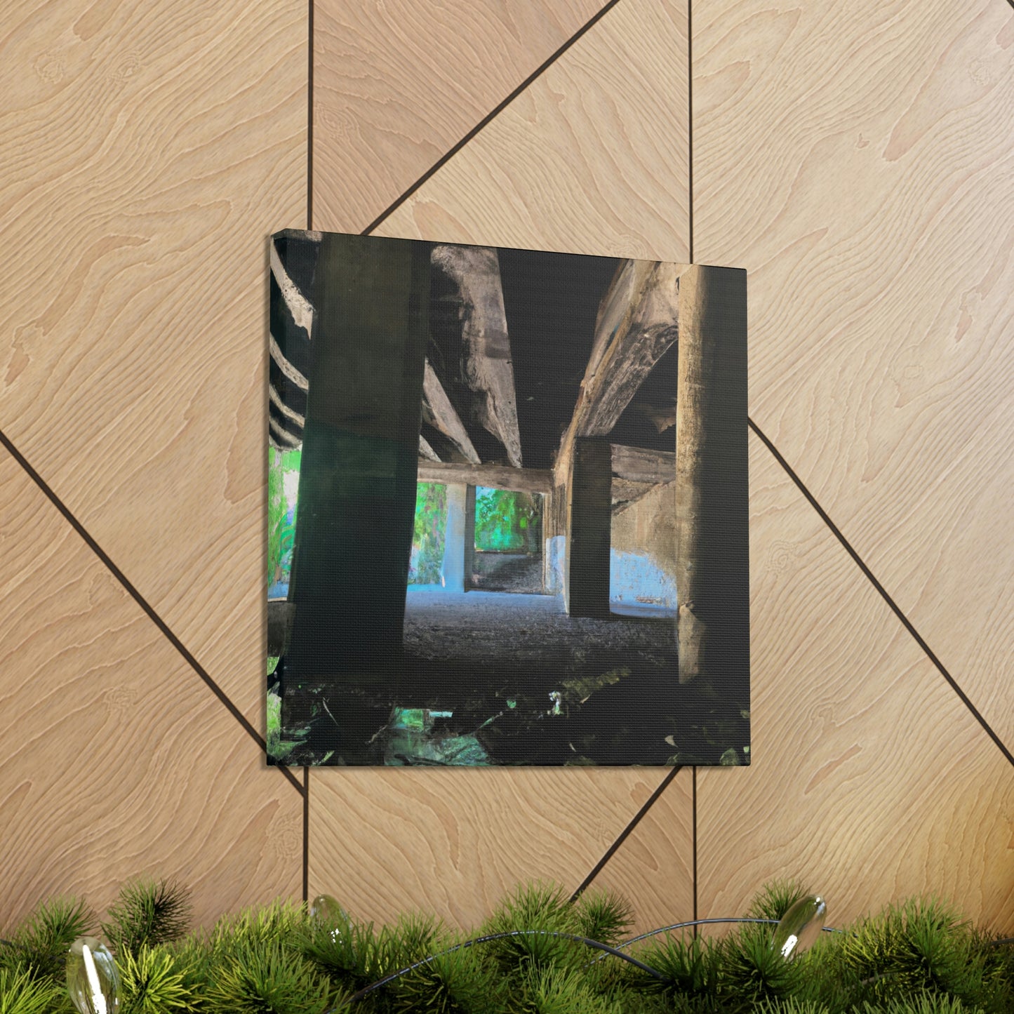 Treasure Under the Bridge - The Alien Canva