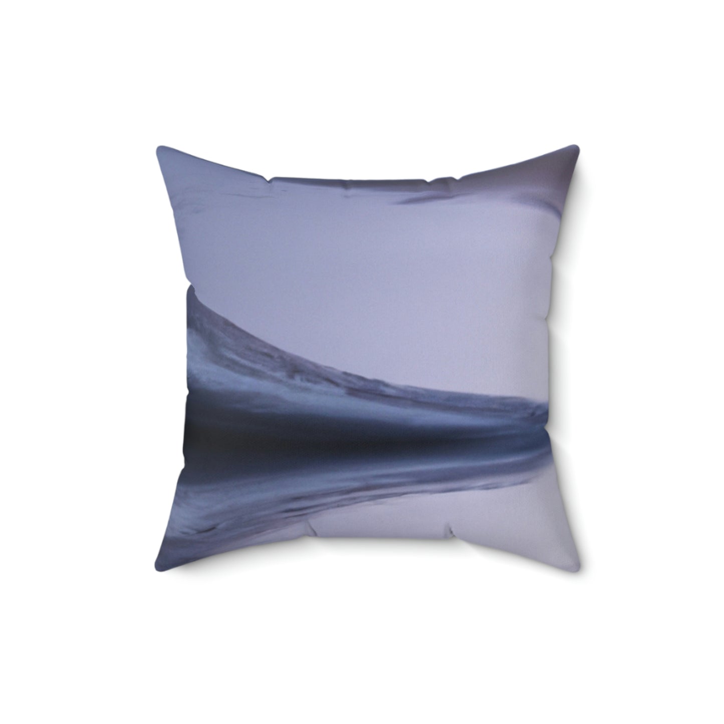 Moonlight Reflections on a Quiet Lake - The Alien Square Pillow