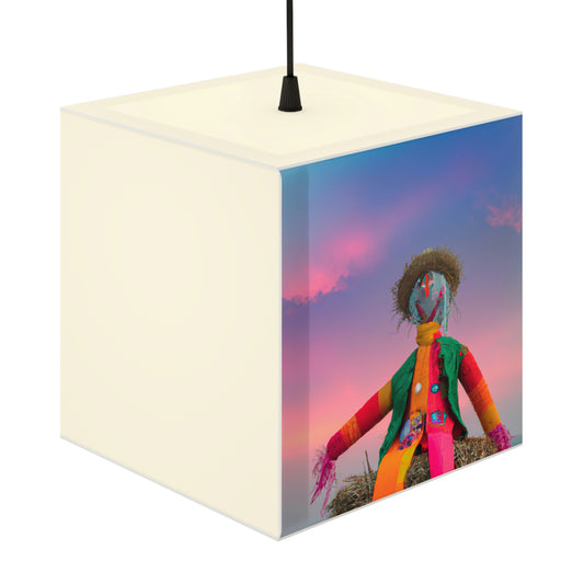 "Harvest's Gilded Glow" - Die Alien Light Cube Lampe