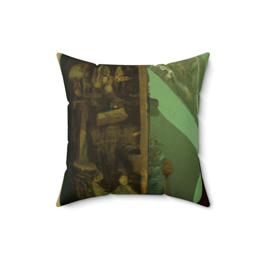 The Curse of the Golden Kingdom - The Alien Square Pillow