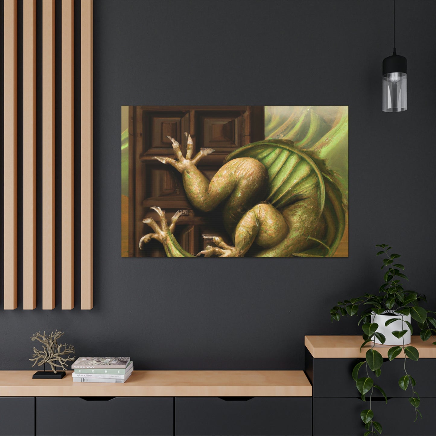 Guardian of the Hidden Door: The Slumbering Dragon - The Alien Canva