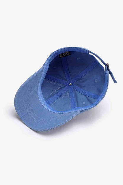 Distressed Adjustable Baseball Cap