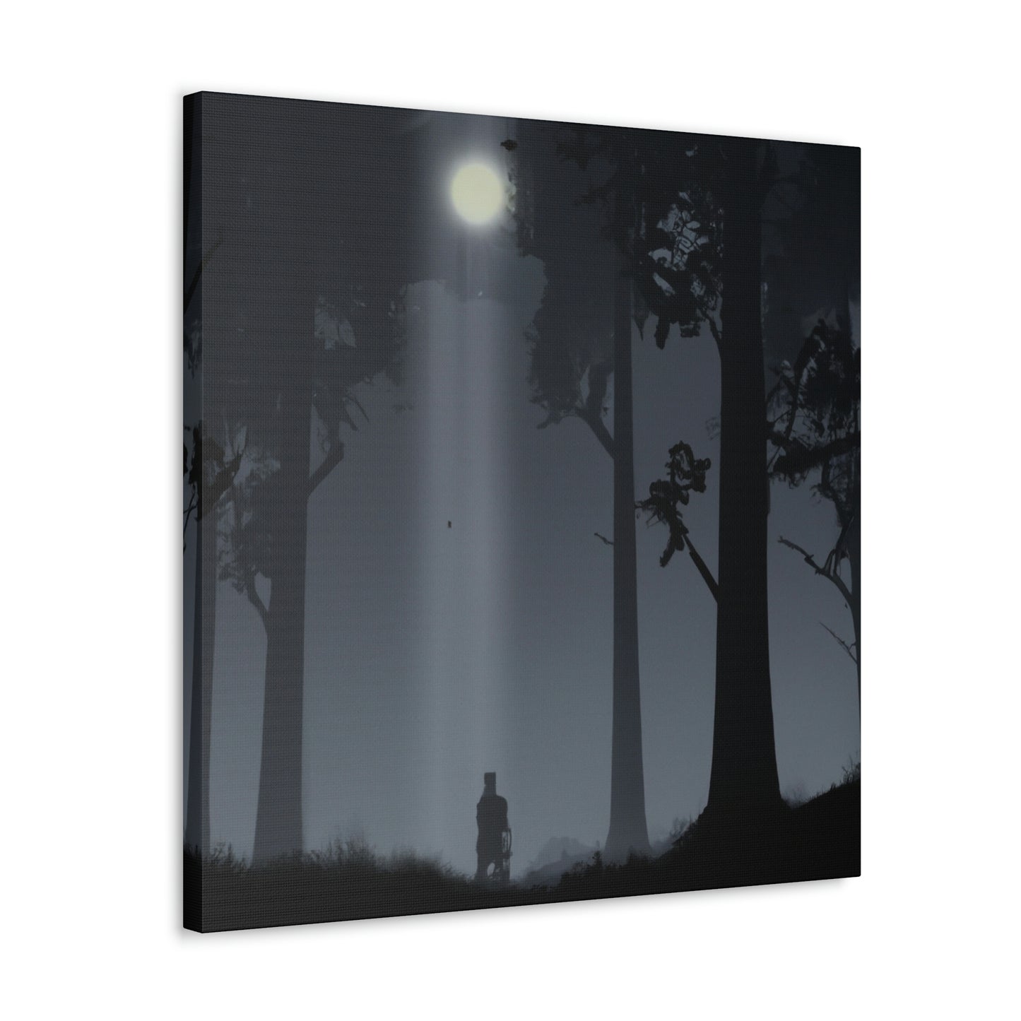 Lost in the Moonlight Forest. - The Alien Canva