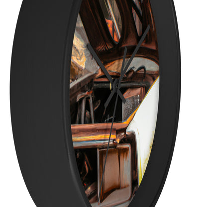 that rebuilds the consciousness of a lost loved one

"Rebuilding Time: A Journey to Remember" - The Alien Wall Clock