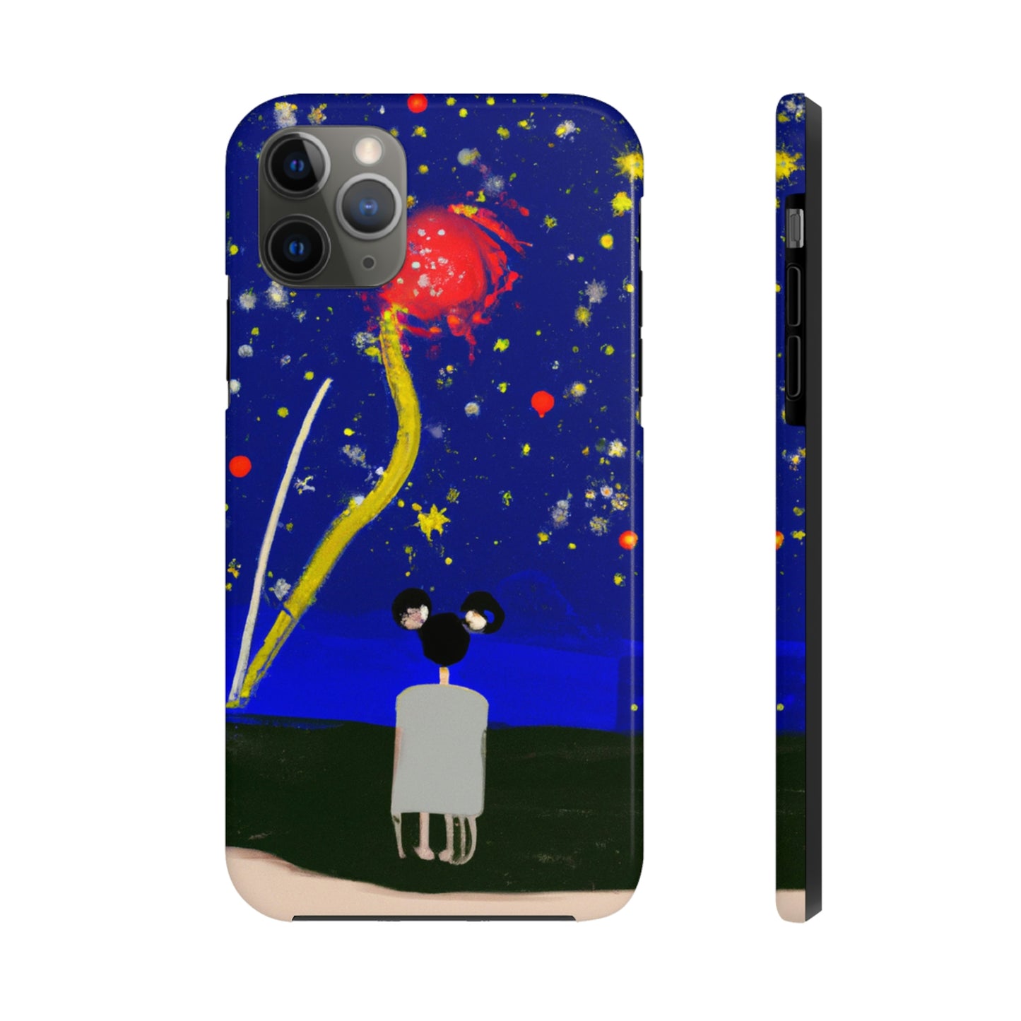 "A Spark of Solitude" - The Alien Tough Phone Cases