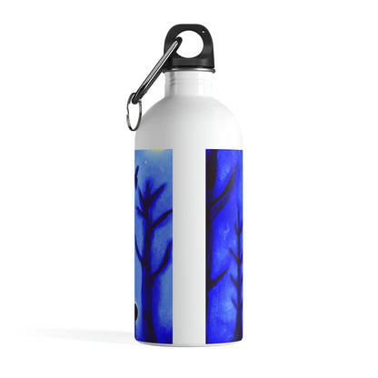 "A Journey Through the Moonlit Forest" - The Alien Stainless Steel Water Bottle